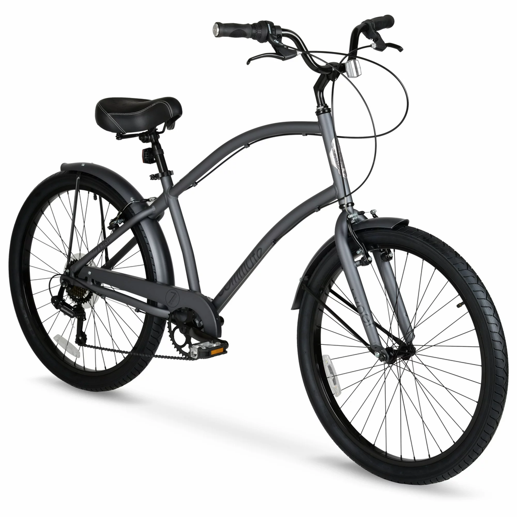 Hyper Bicycles HYP-T26-1400 Men's Cruiser 26 Commuter Bike, Gray